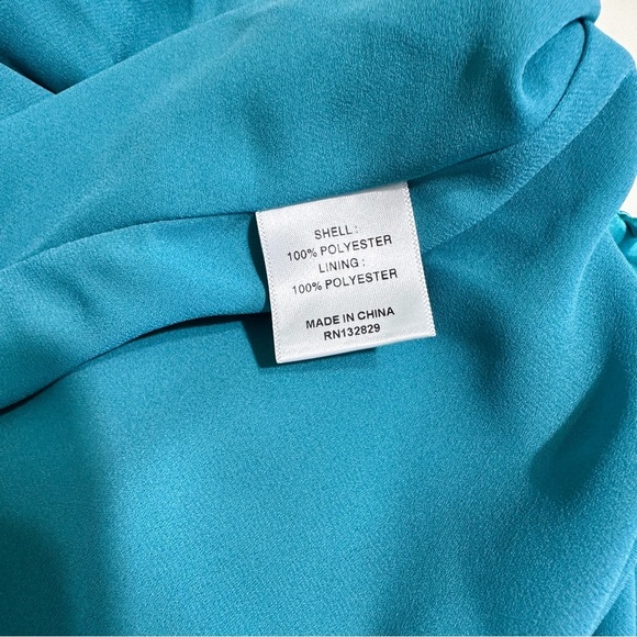 Lovers + Friends Ariadna Mini Dress in Teal Blue Size S - Picture 8 of 8